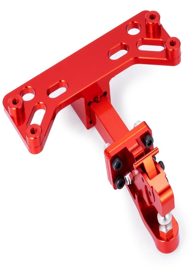JGGZONE RC Trailer Hook Rack, Aluminium Alloy RC Trailer Hook Adjustable Trailer Hitch Hook Bracket Compatible with Axial SCX6 AXI05000 Wrangler 1/6 RC Crawler Car Upgrade Parts (Red) - Image 3
